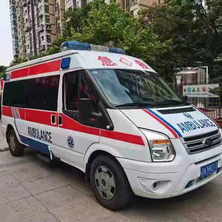 濂溪长途救护车护送病人返乡